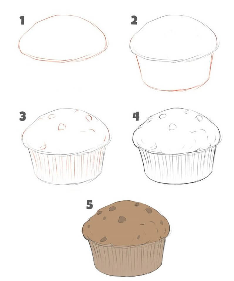 Muffin idea (10) Drawing Ideas