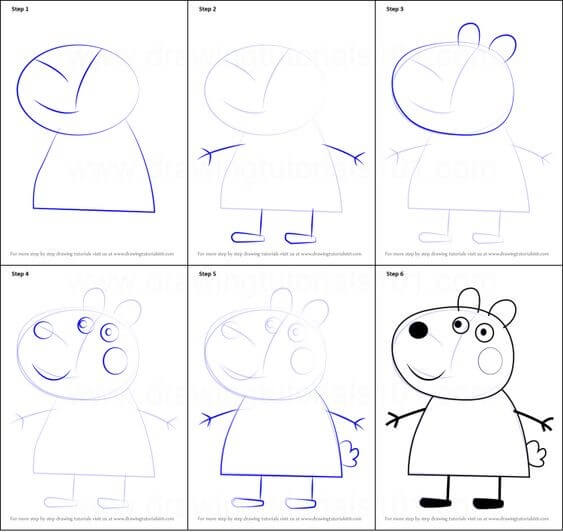 Peppa pig idea (1) Drawing Ideas