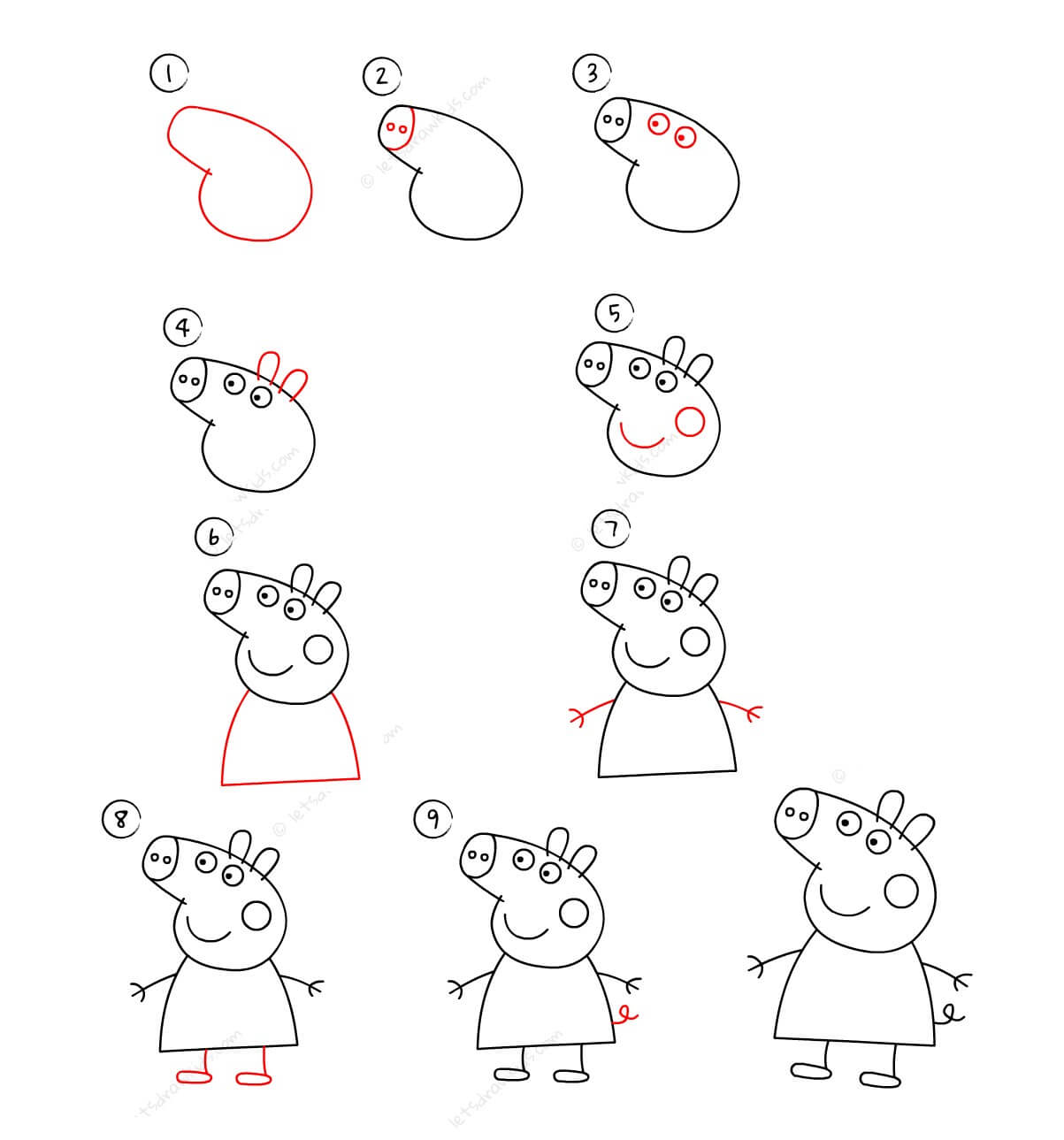 Peppa pig idea (11) Drawing Ideas