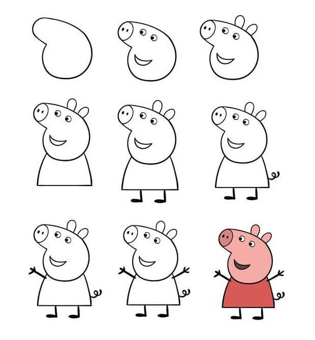 Peppa pig idea (12) Drawing Ideas