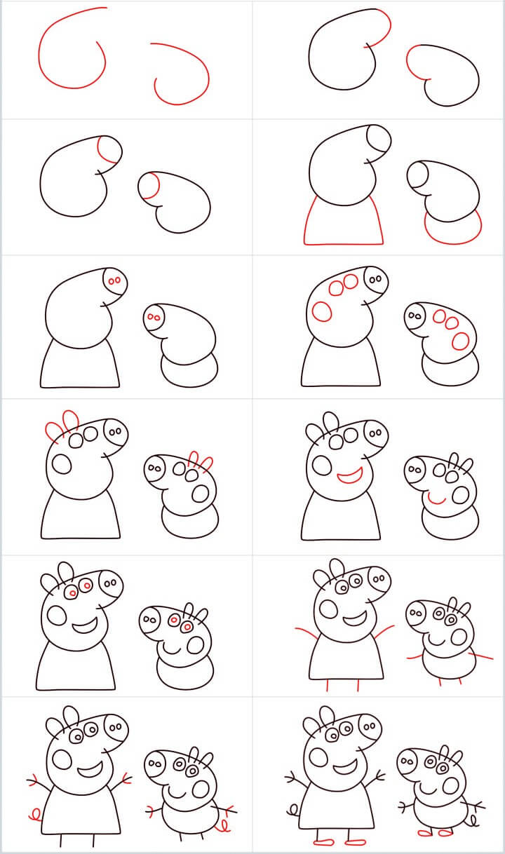 Peppa pig idea (13) Drawing Ideas