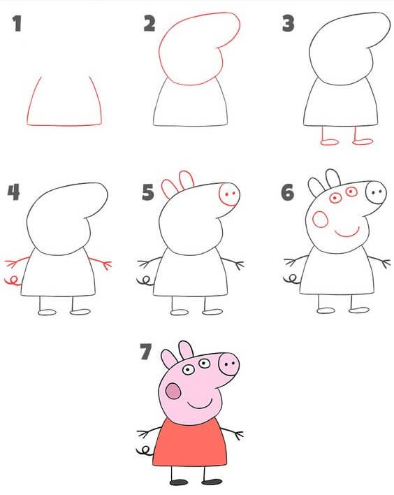 Peppa pig idea (17) Drawing Ideas