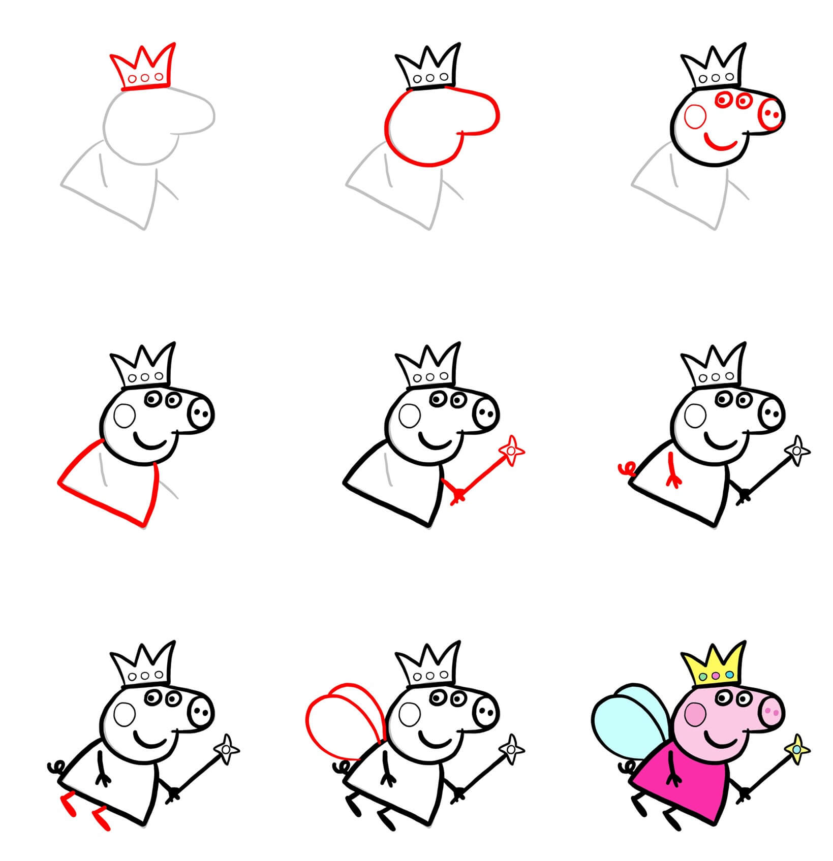 Peppa pig idea (2) Drawing Ideas