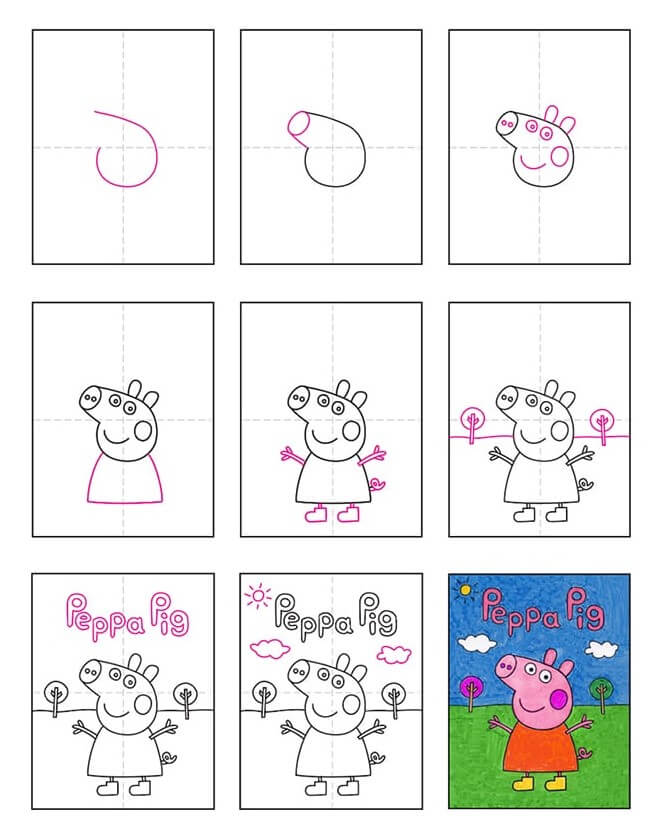 Peppa pig idea (20) Drawing Ideas