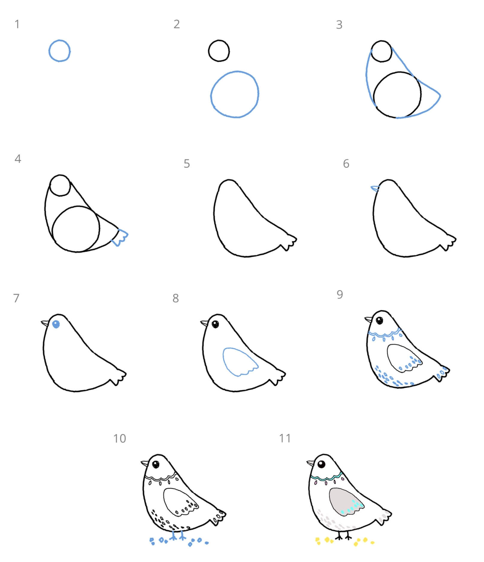 Pigeon idea (9) Drawing Ideas