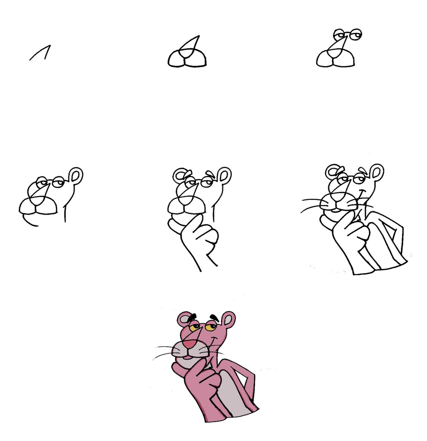 Pink Panther idea (5) Drawing Ideas