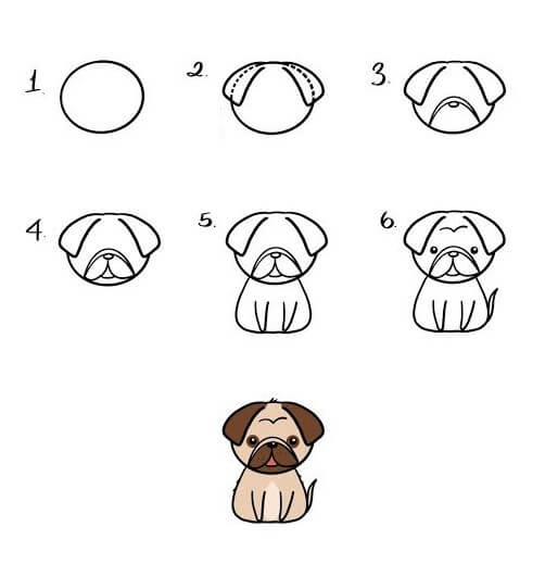 Pug idea (1) Drawing Ideas