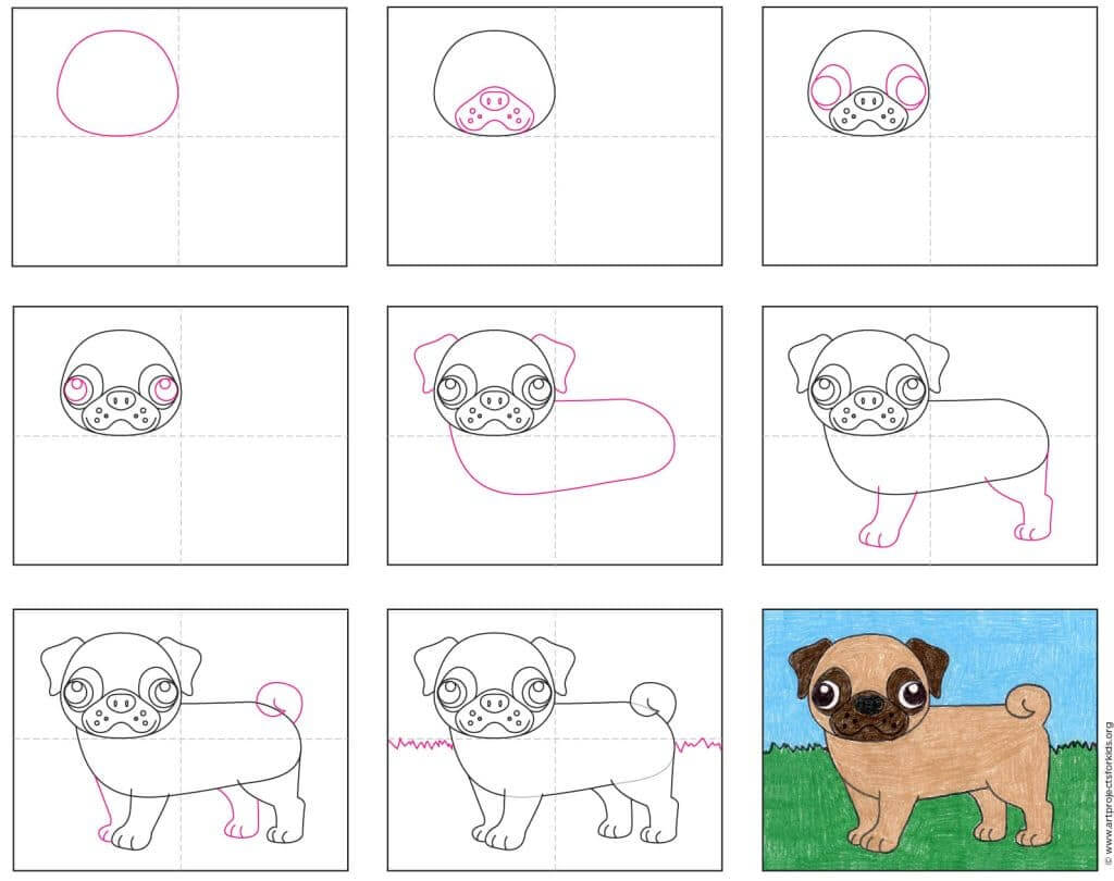 Pug idea (12) Drawing Ideas