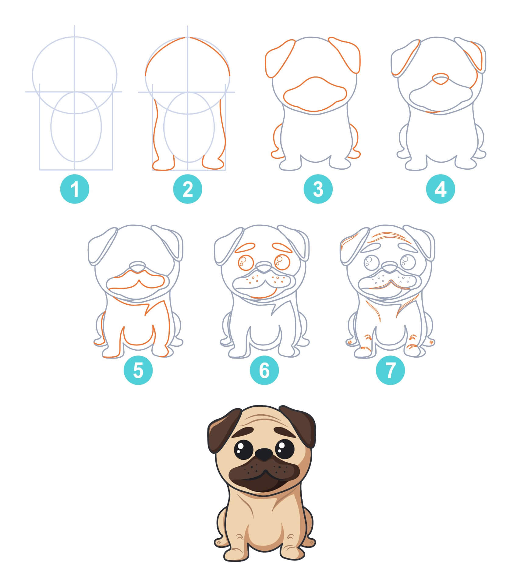 Pug idea (13) Drawing Ideas