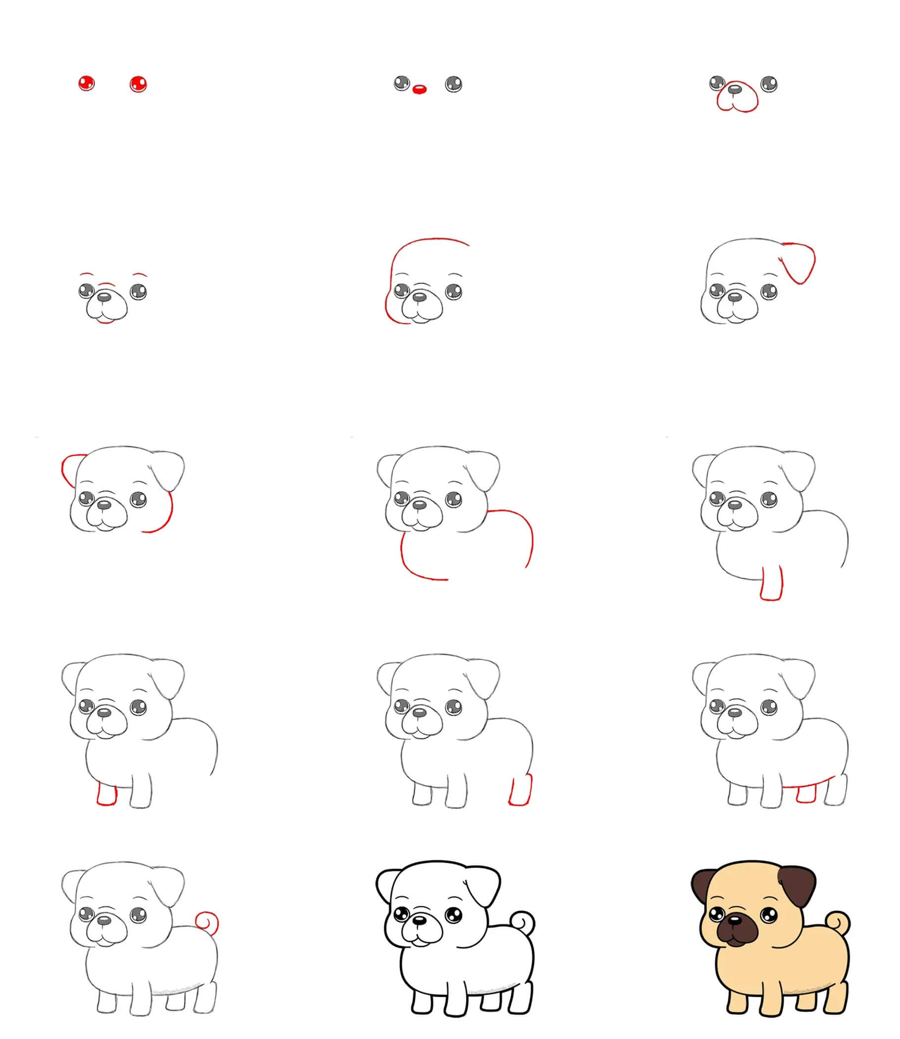 Pug idea (15) Drawing Ideas