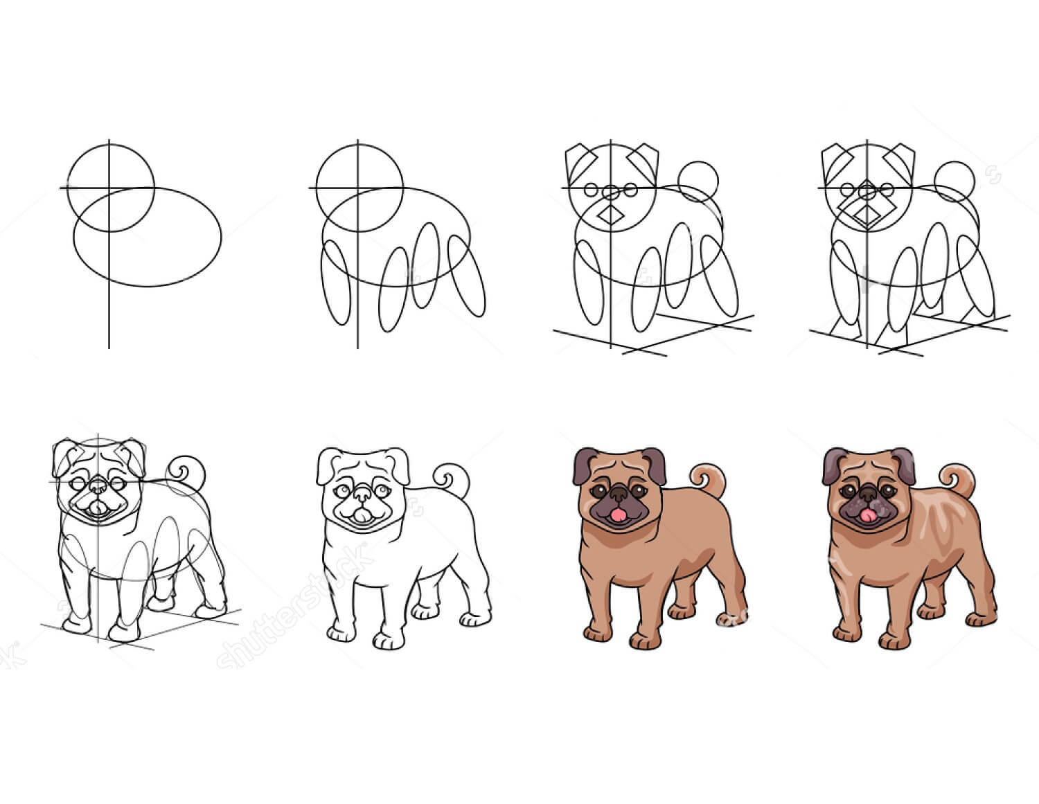 Pug idea (16) Drawing Ideas