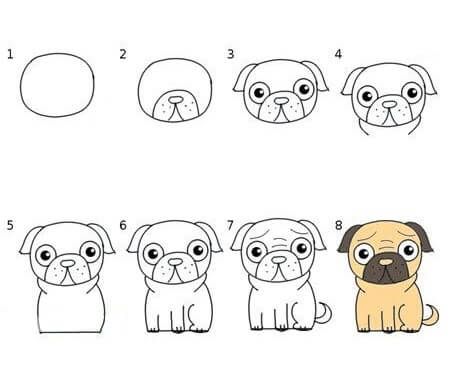 Pug idea (6) Drawing Ideas