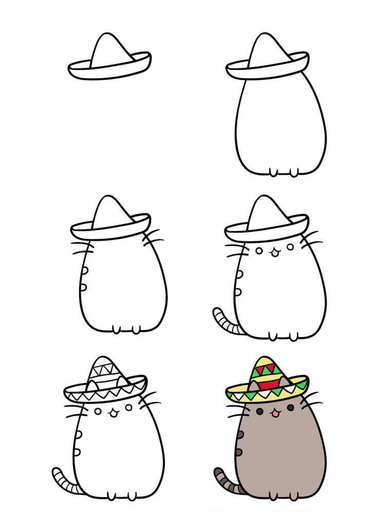 Pusheen idea (1) Drawing Ideas