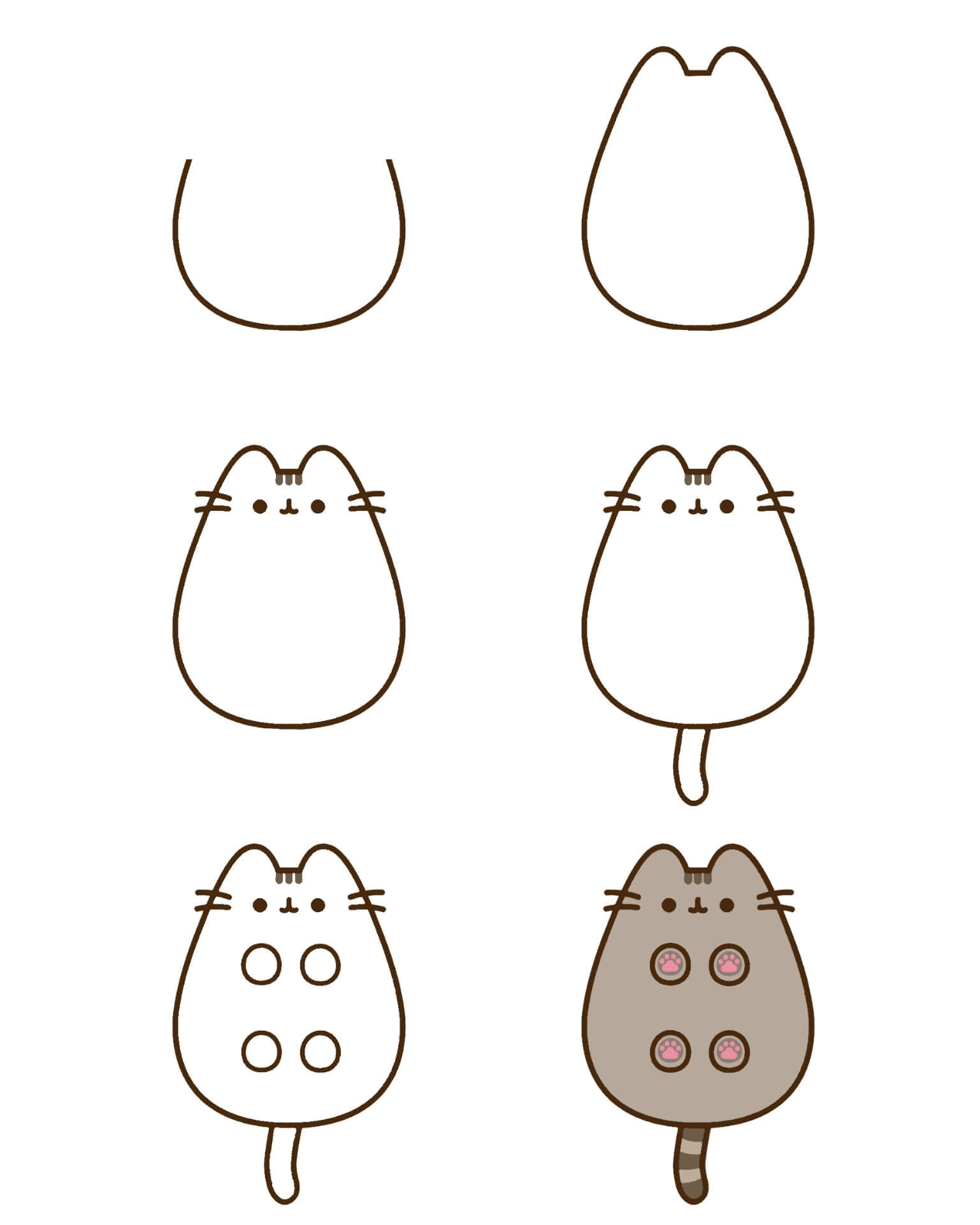 Pusheen idea (14) Drawing Ideas