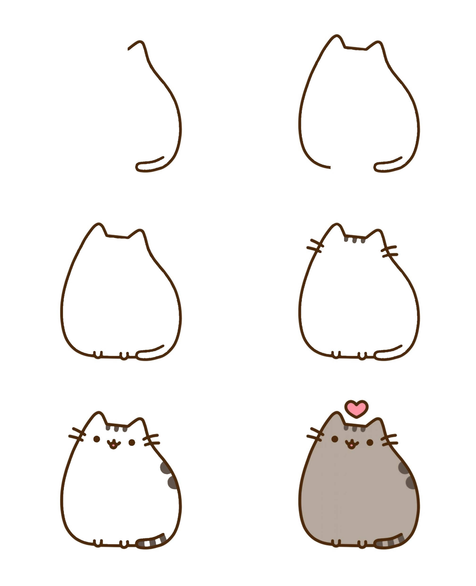 Pusheen idea (15) Drawing Ideas