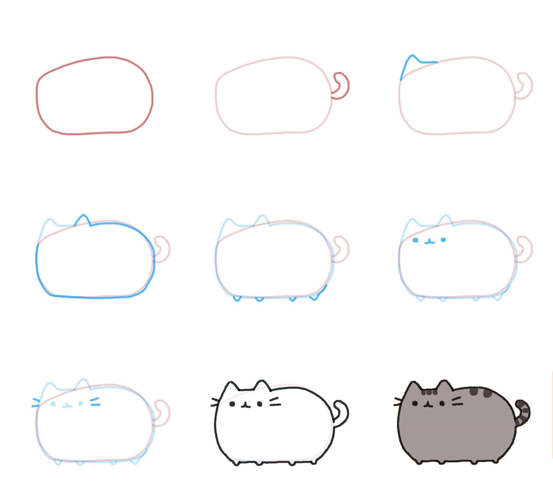 Pusheen idea (3) Drawing Ideas