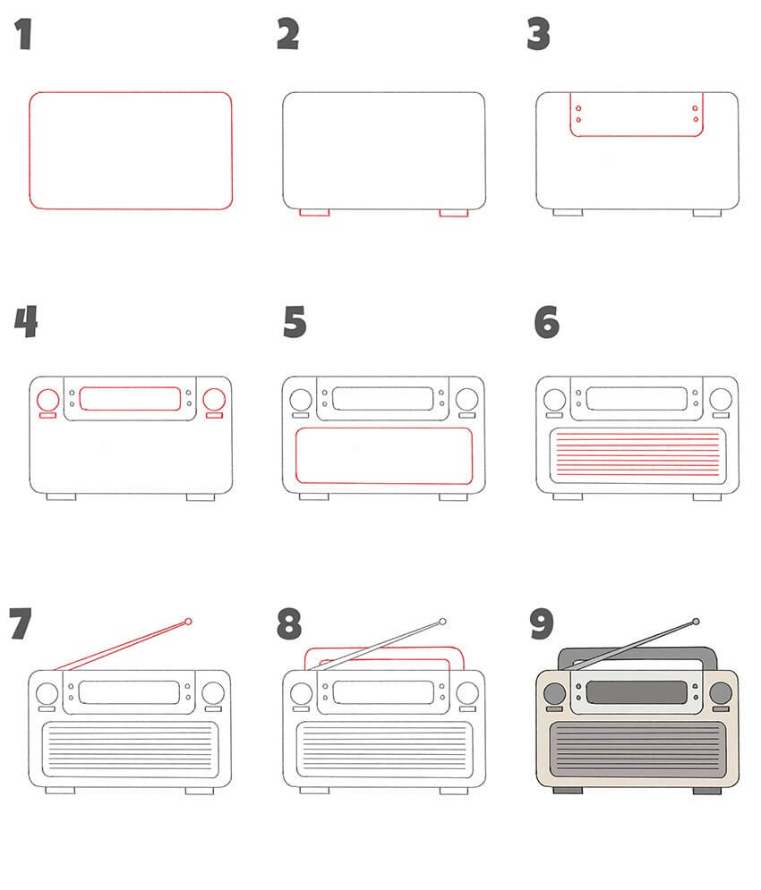 Radio idea (4) Drawing Ideas