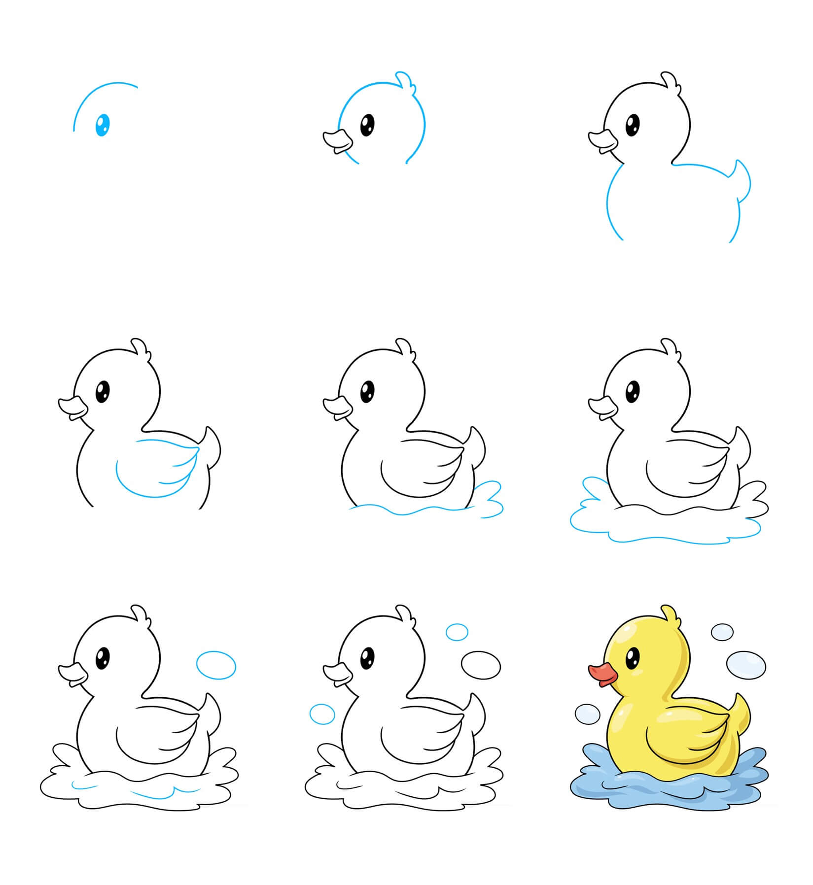 Rubber Duck Drawing Ideas