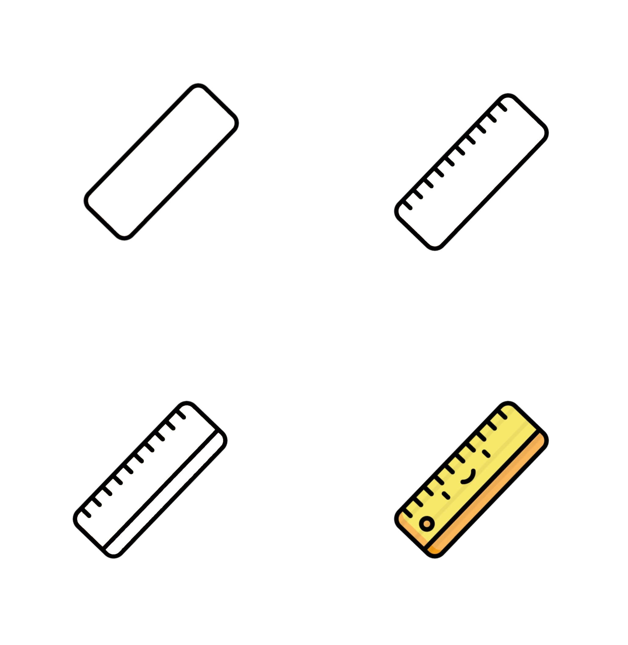 Ruler Drawing Ideas