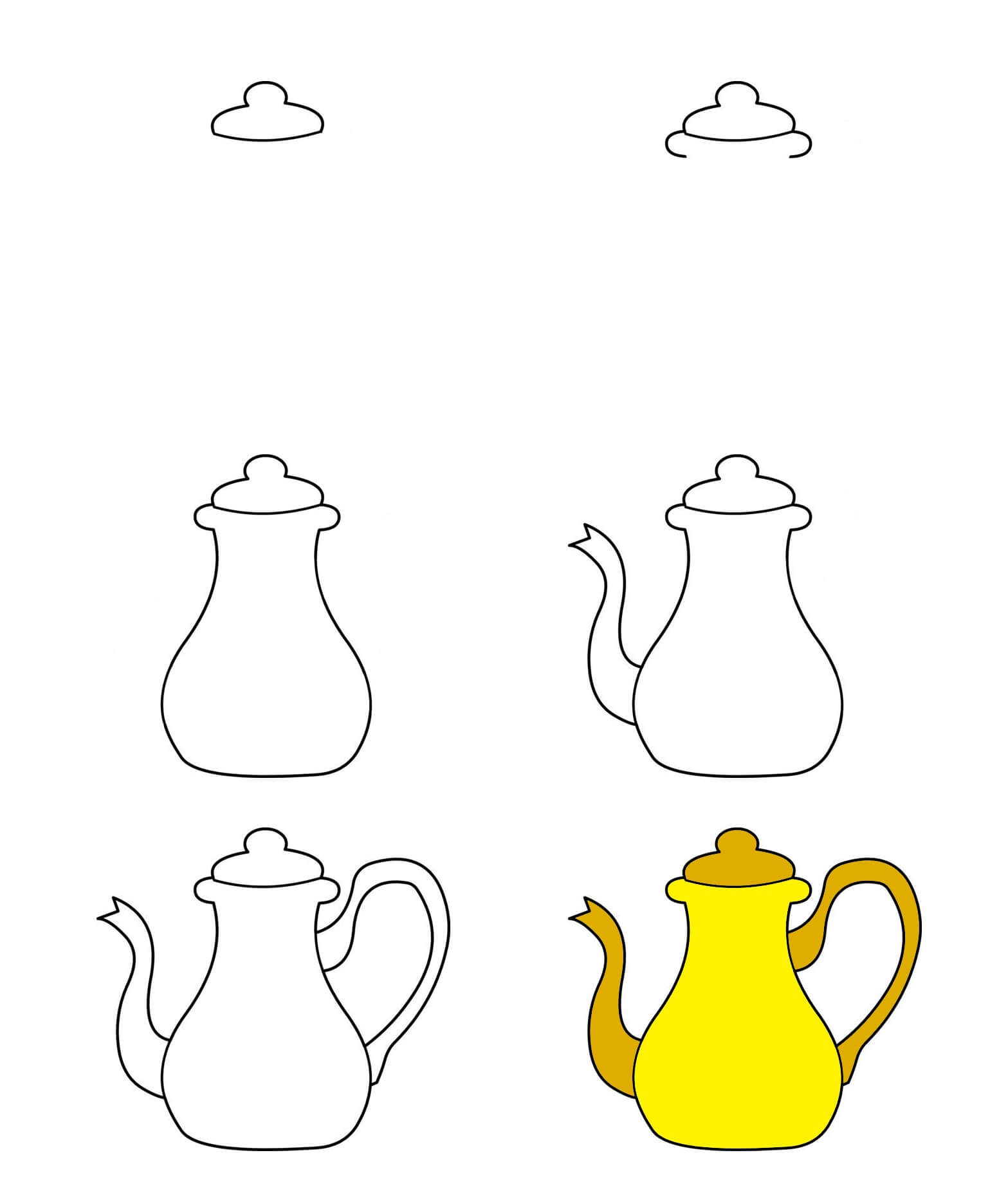 Teapot idea (11) Drawing Ideas