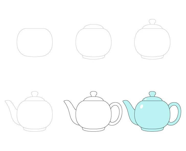 Teapot idea (12) Drawing Ideas