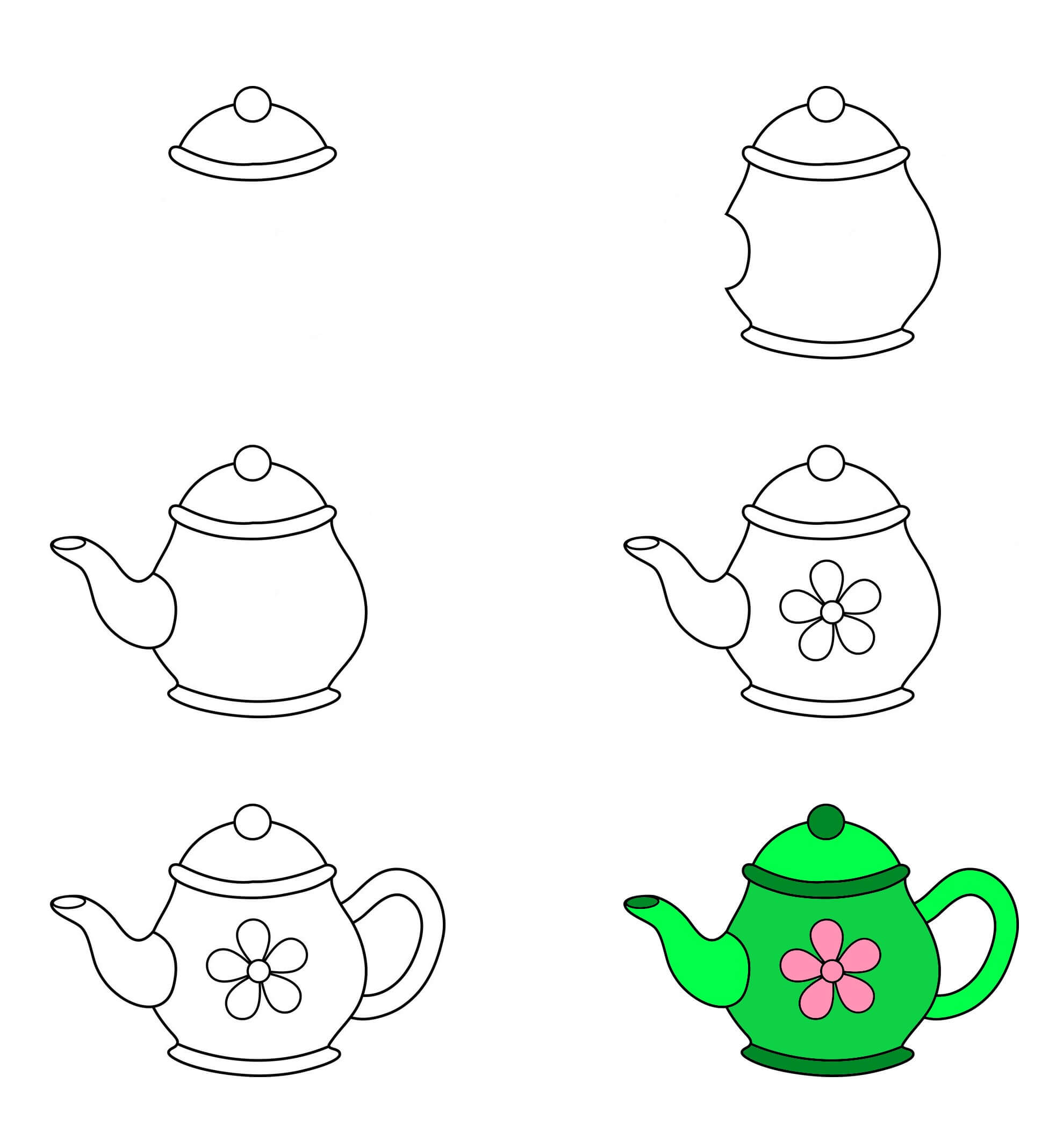 Teapot idea (4) Drawing Ideas