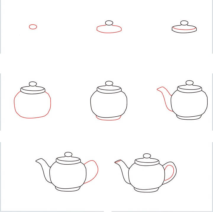 Teapot idea (6) Drawing Ideas