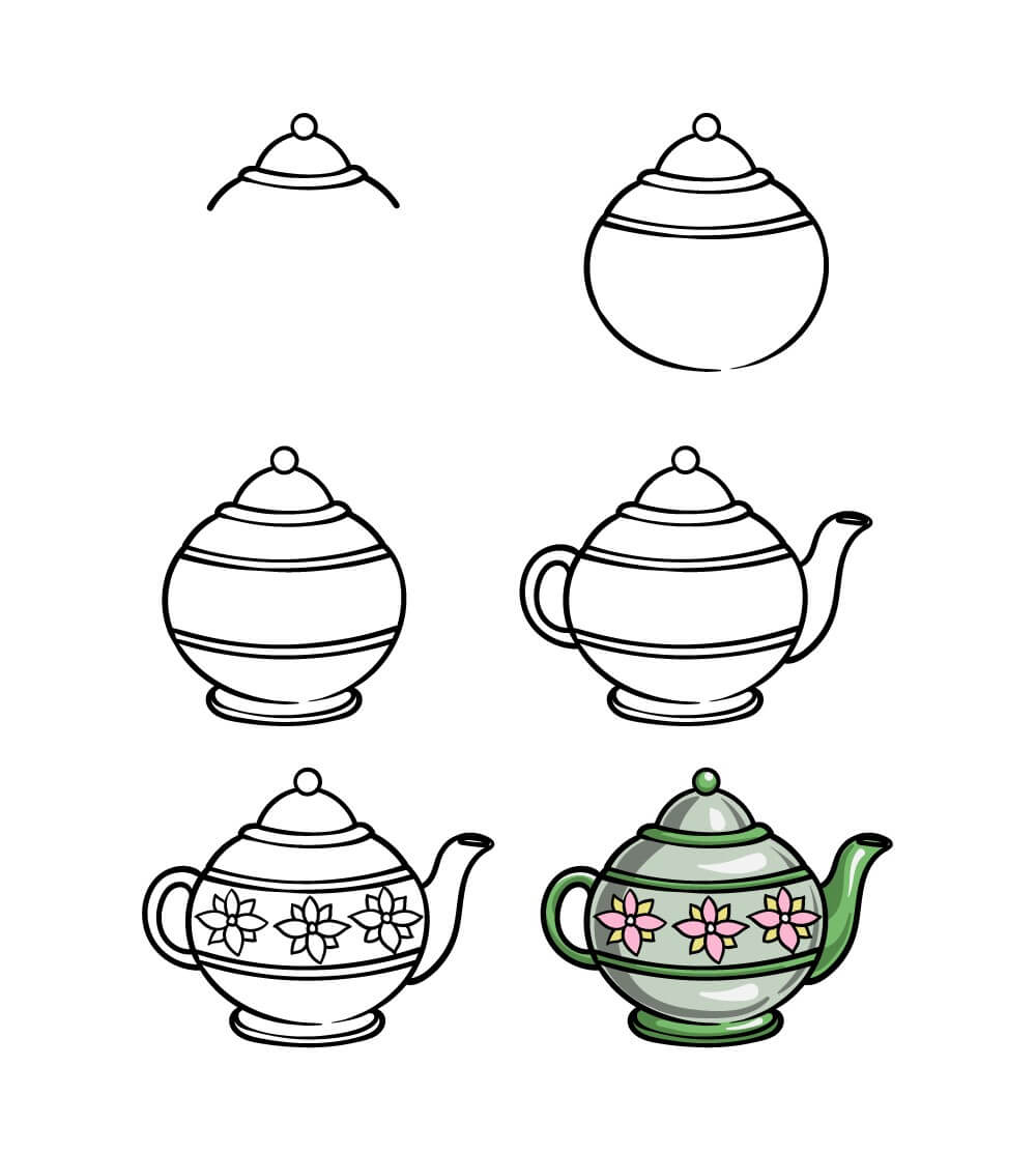 Teapot idea (7) Drawing Ideas