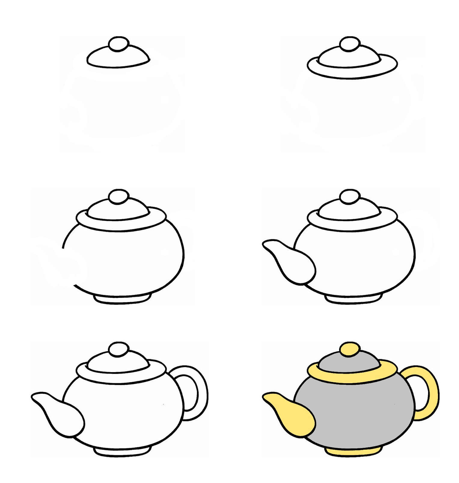 Teapot idea (8) Drawing Ideas