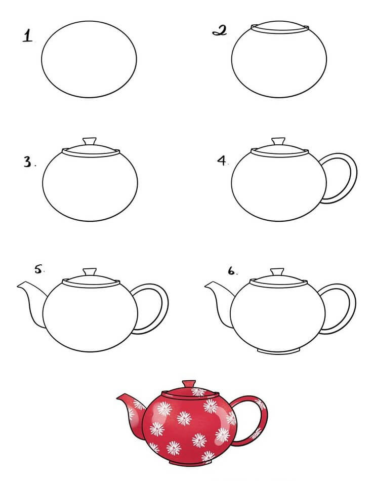 Teapot idea (9) Drawing Ideas