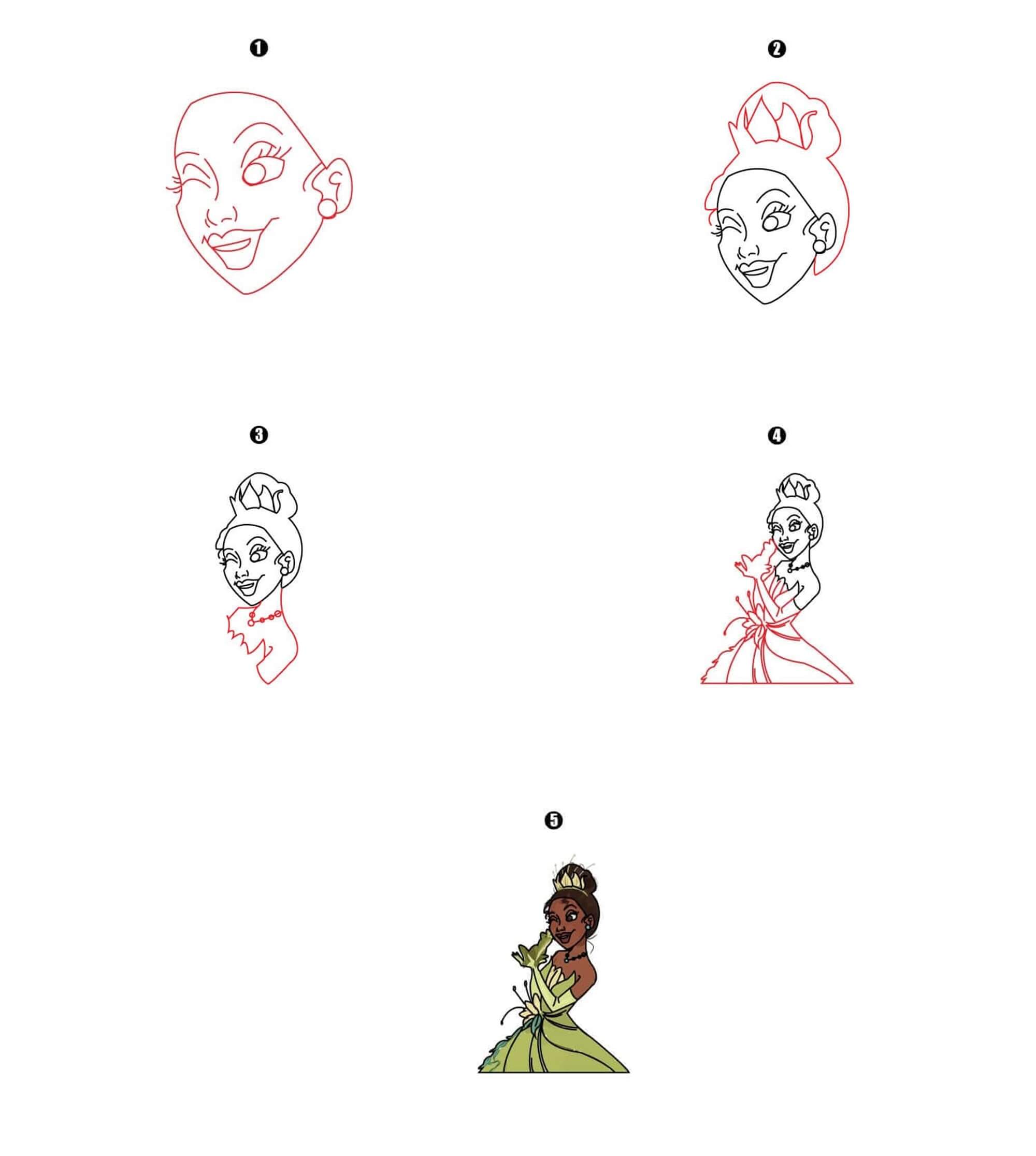 Tiana idea (14) Drawing Ideas