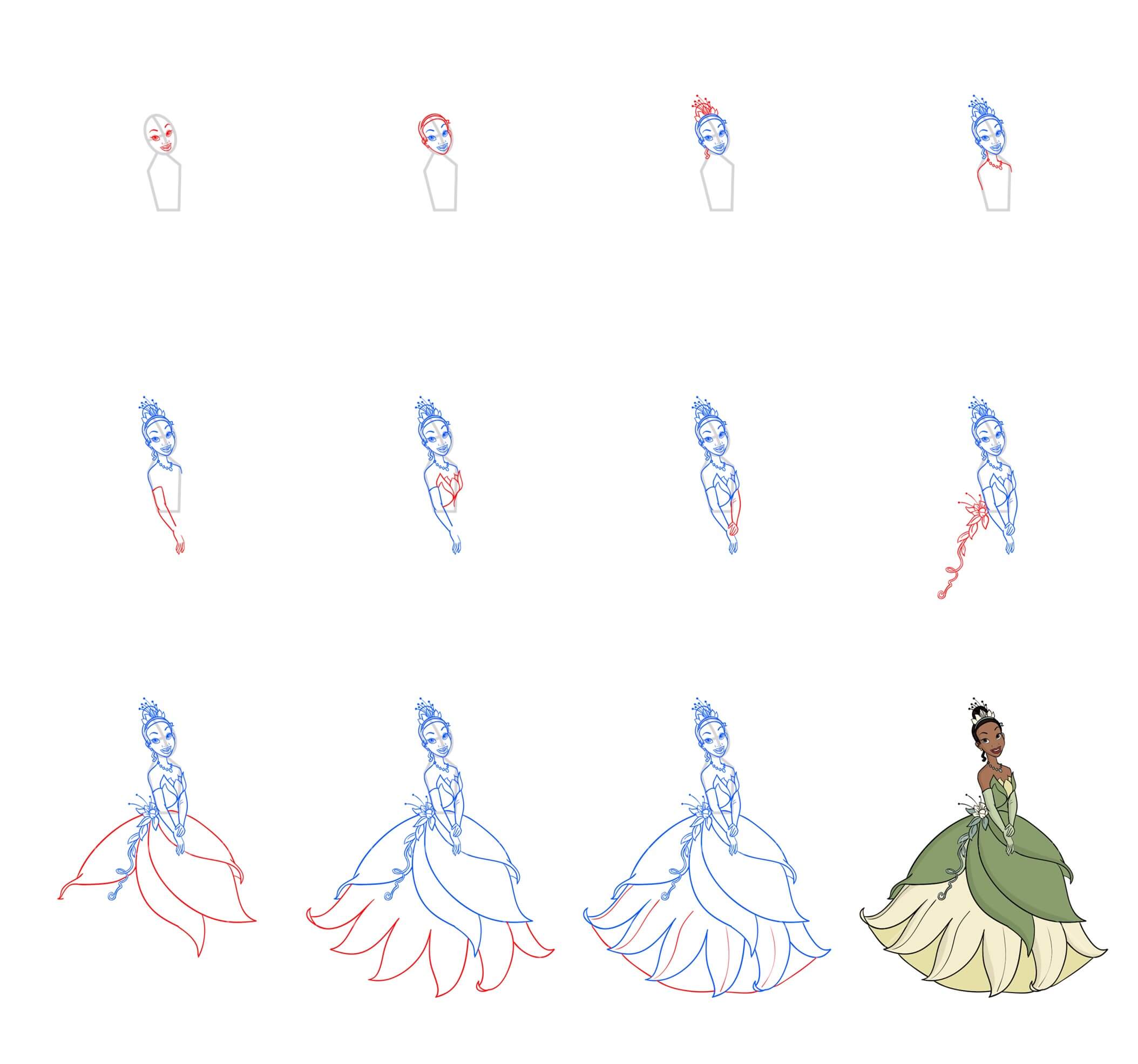 Tiana idea (3) Drawing Ideas