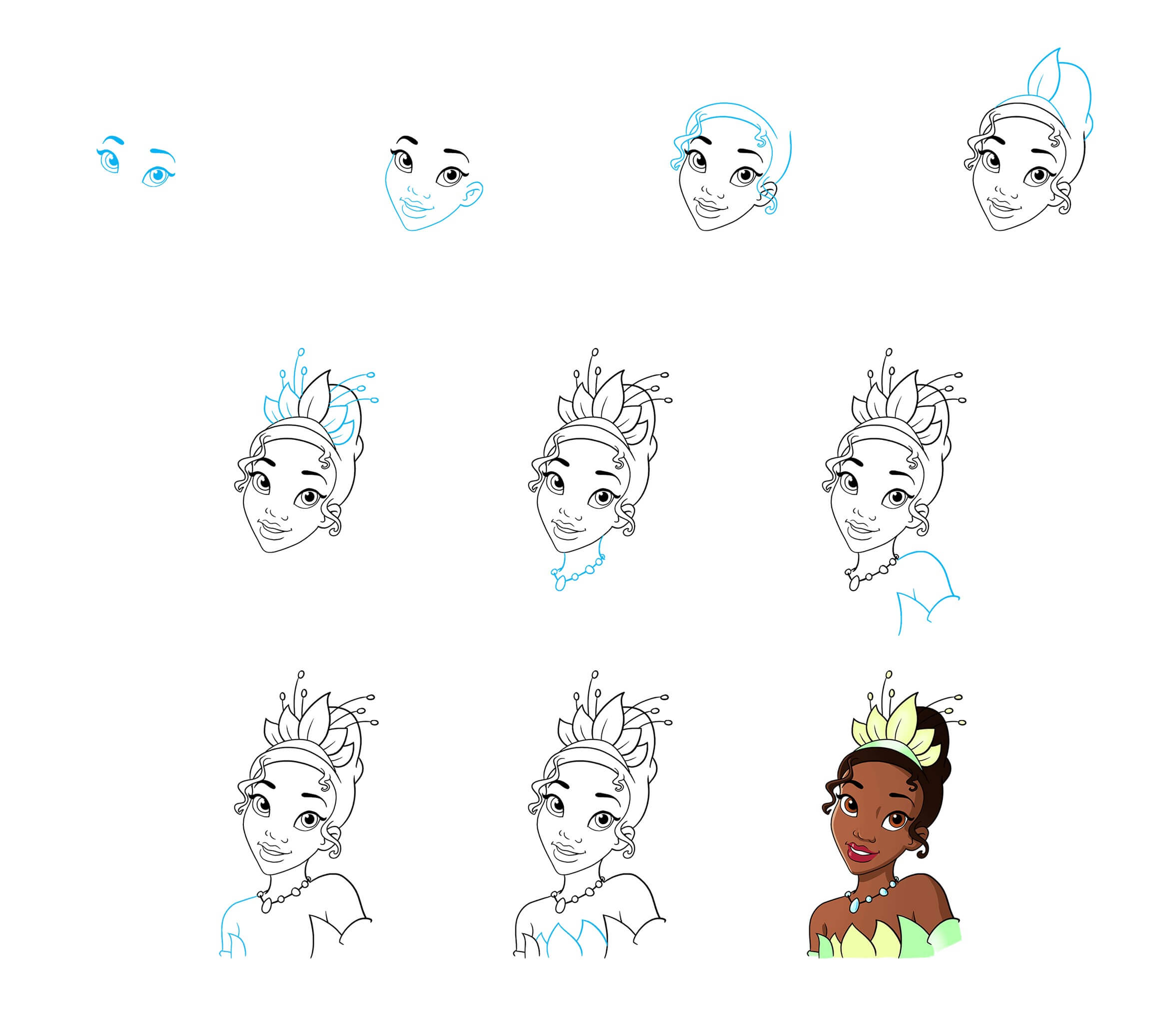 Tiana idea (5) Drawing Ideas