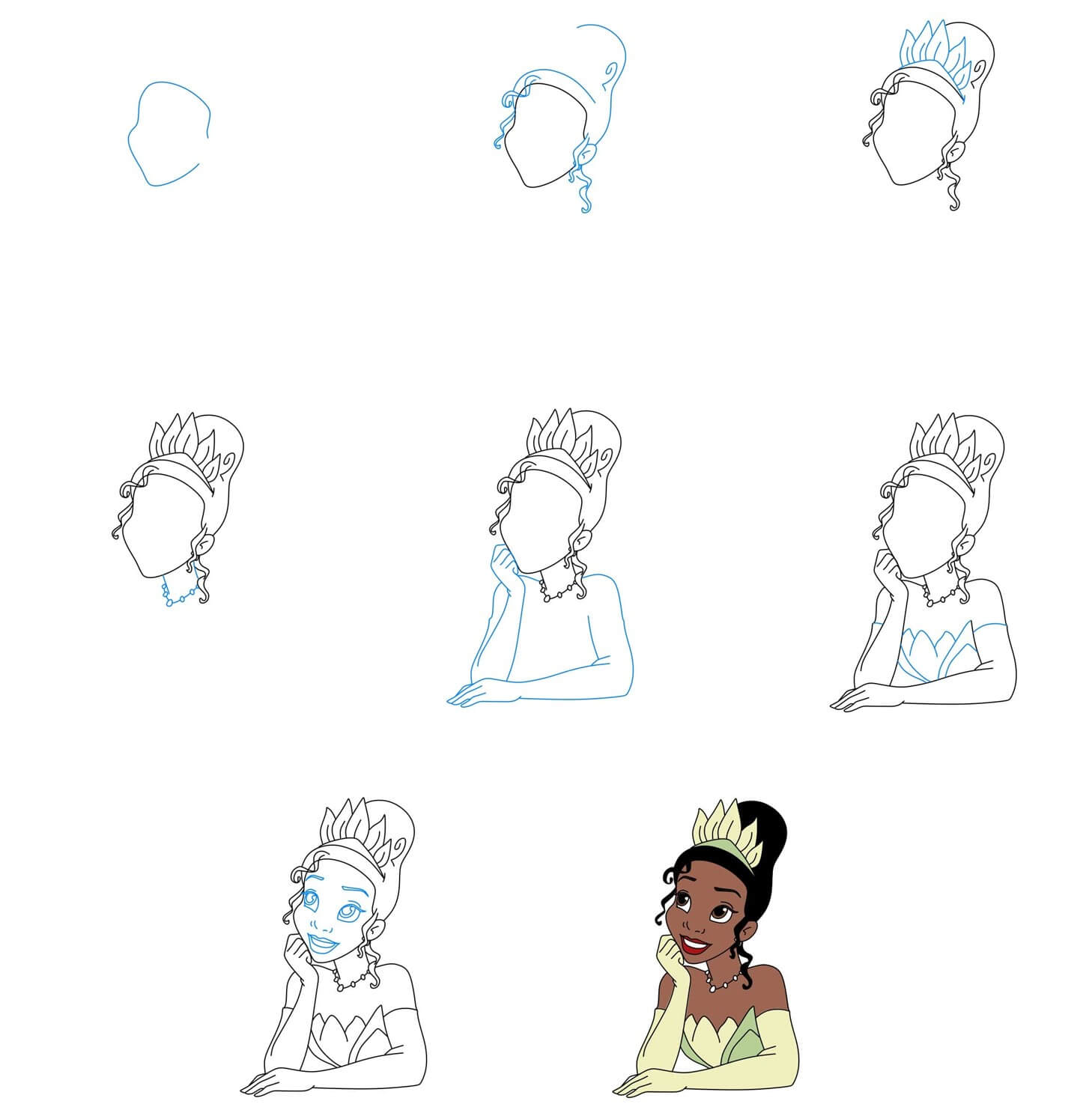 Tiana idea (7) Drawing Ideas