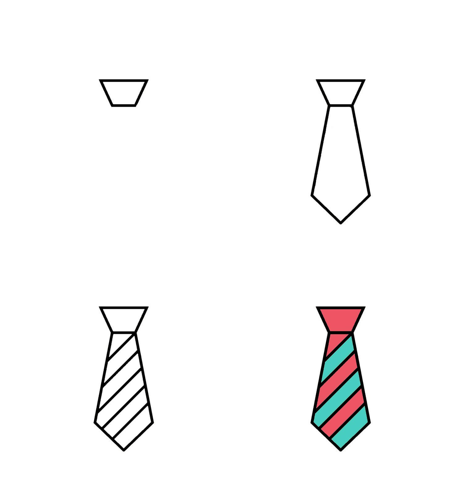 Tie Drawing Ideas