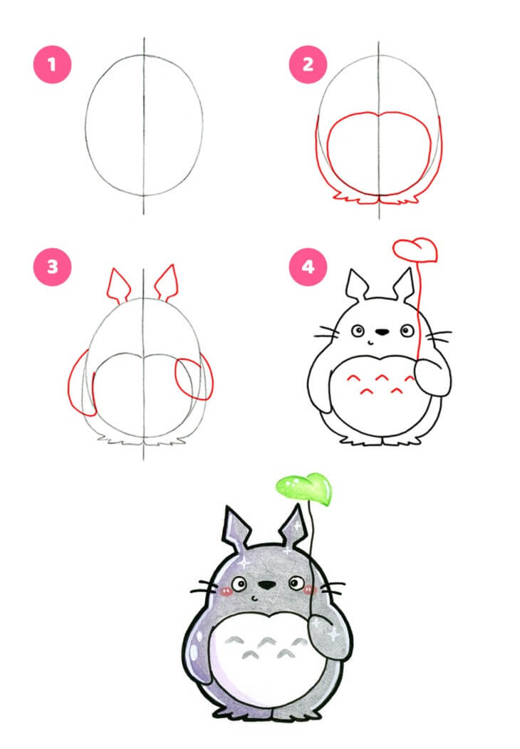 Totoro idea (12) Drawing Ideas