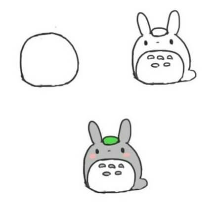 Totoro idea (16) Drawing Ideas