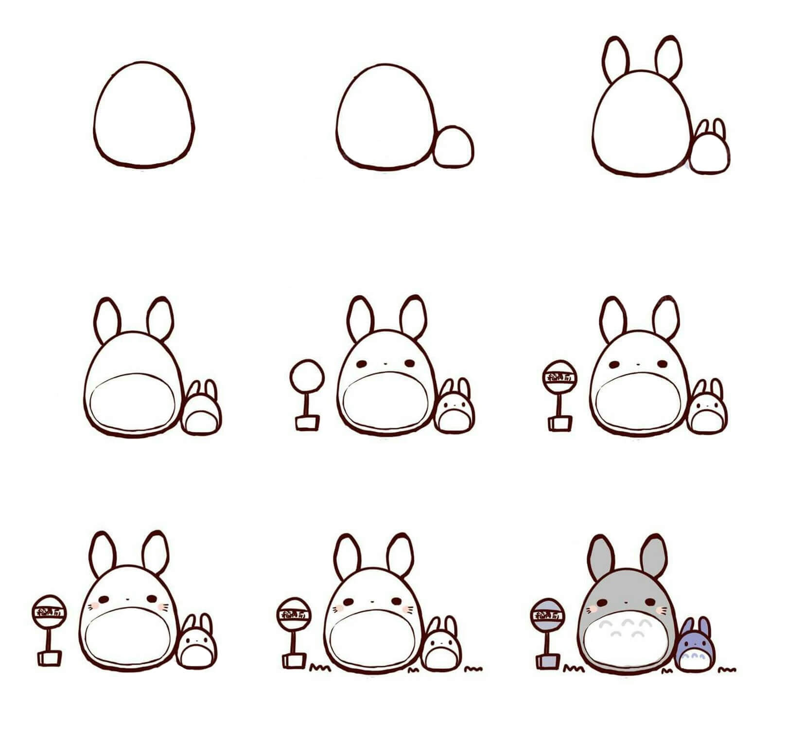 Totoro idea (17) Drawing Ideas