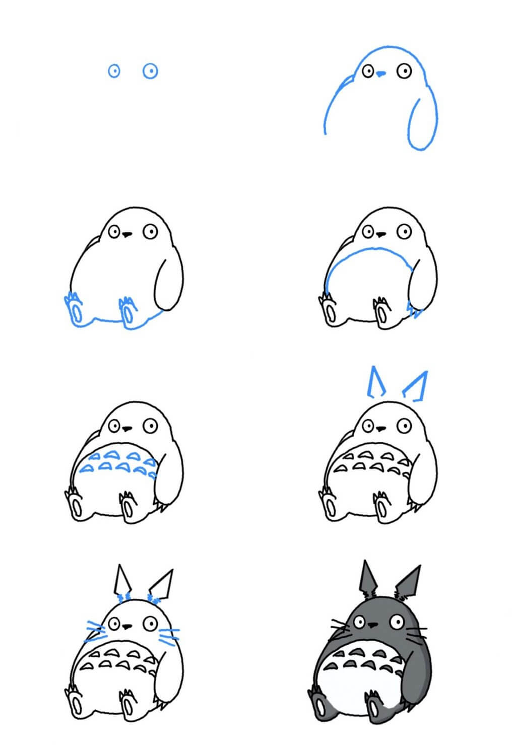 Totoro idea (22) Drawing Ideas