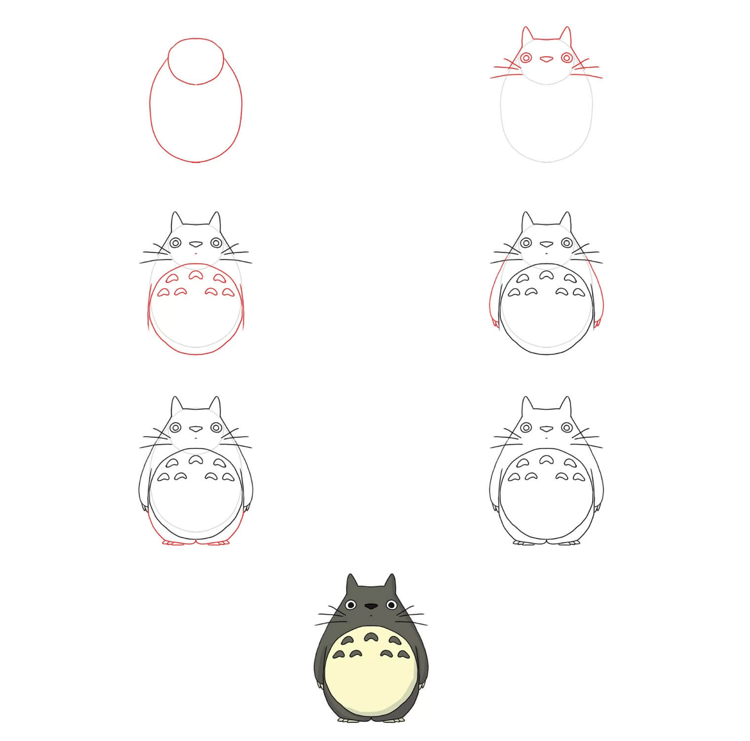 Totoro idea (4) Drawing Ideas