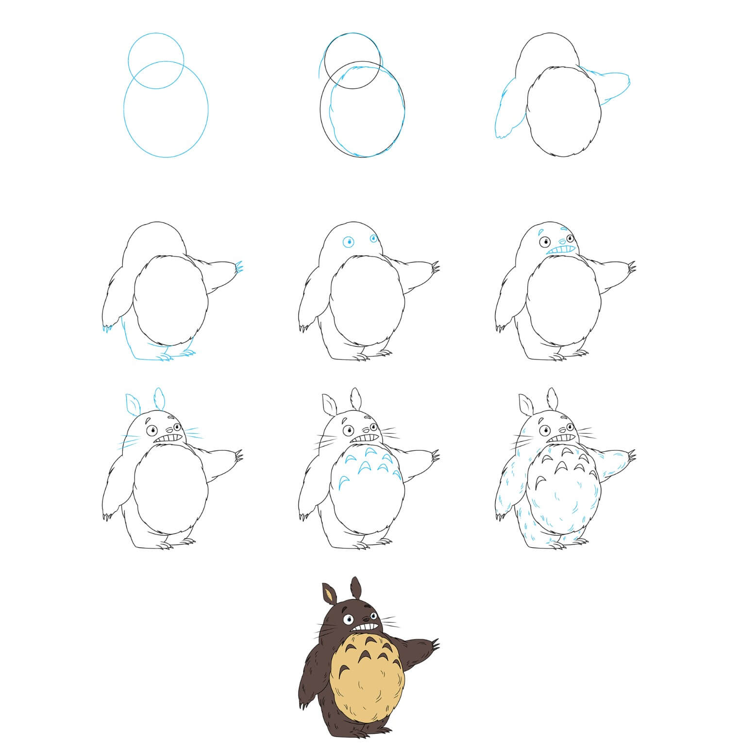 Totoro idea (5) Drawing Ideas