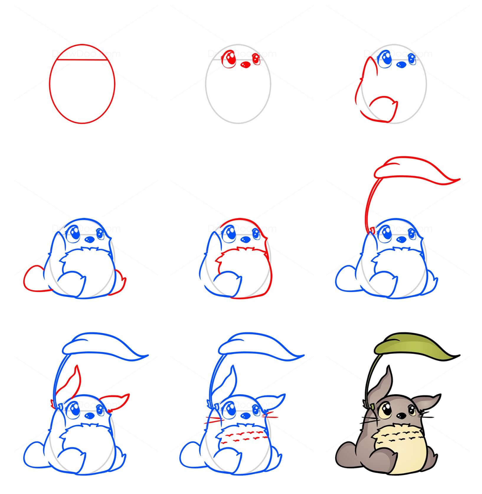 Totoro Drawing Ideas