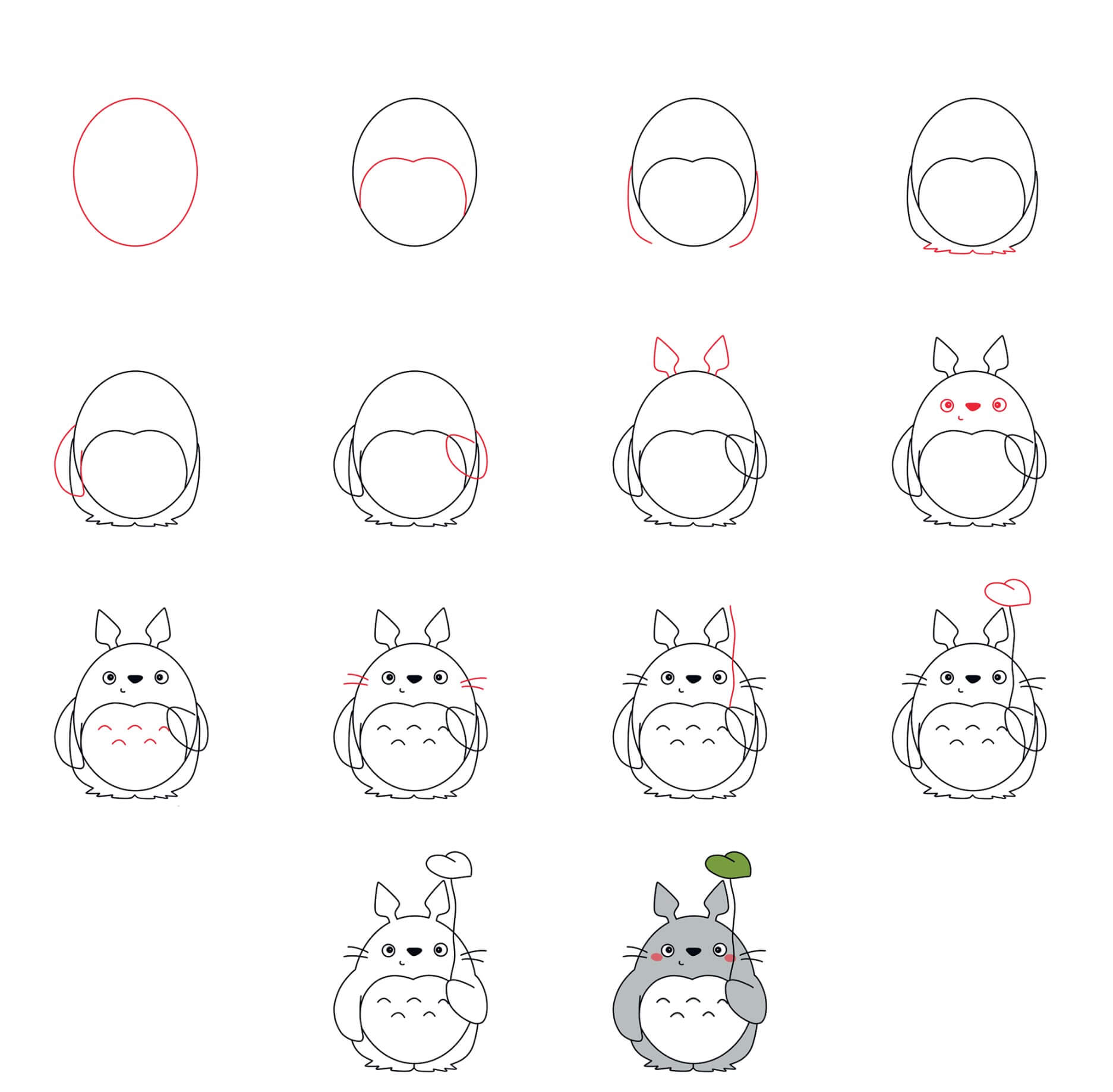 Totoro idea (8) Drawing Ideas