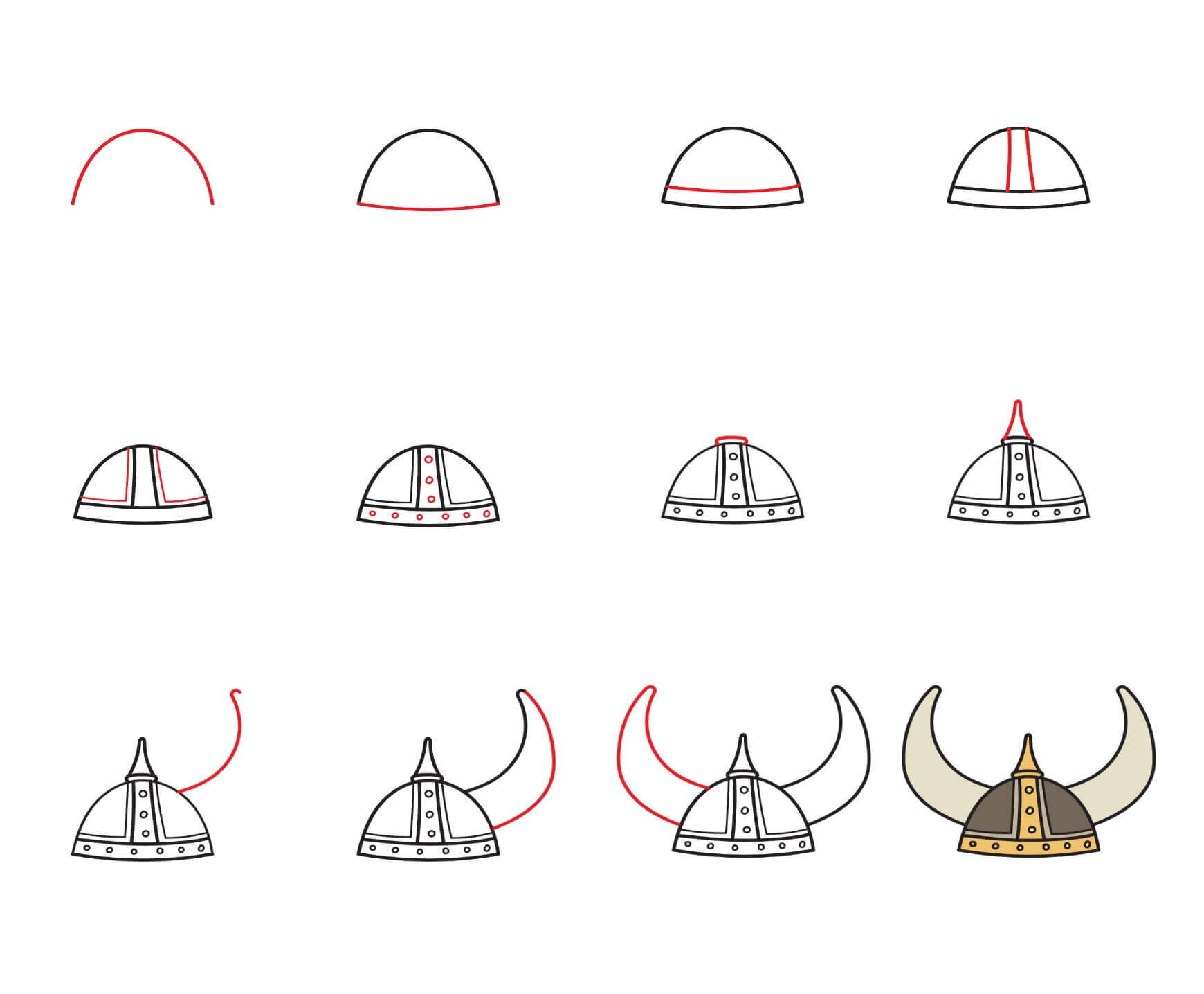 Viking hat Drawing Ideas