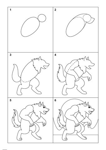 Werewolf idea (2) Drawing Ideas