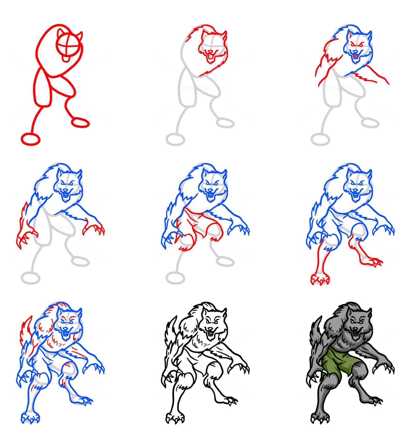 Werewolf Drawing Ideas