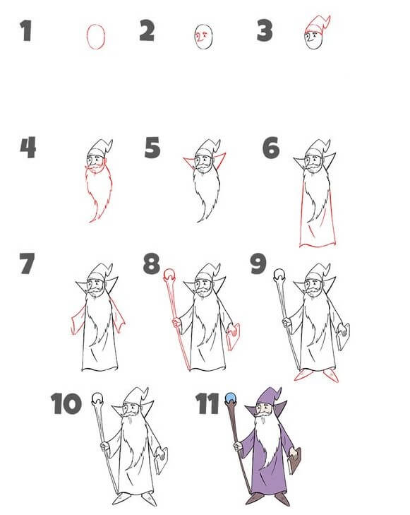 Wizard idea (10) Drawing Ideas