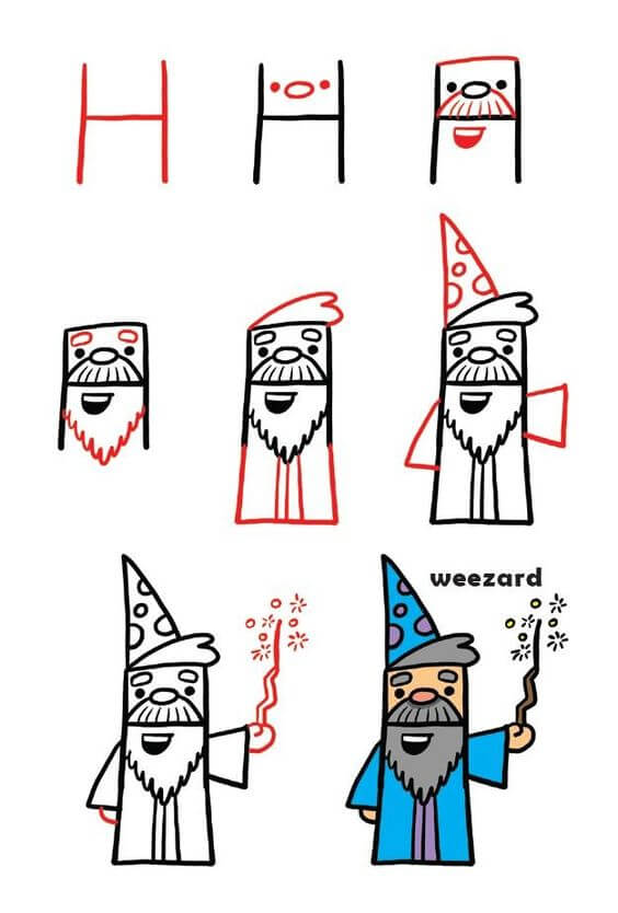 Wizard idea (12) Drawing Ideas