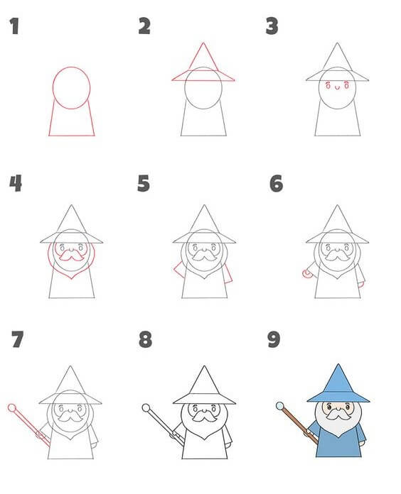 Wizard idea (14) Drawing Ideas