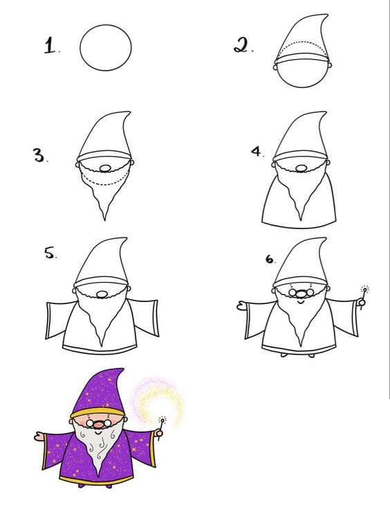 Wizard idea (15) Drawing Ideas